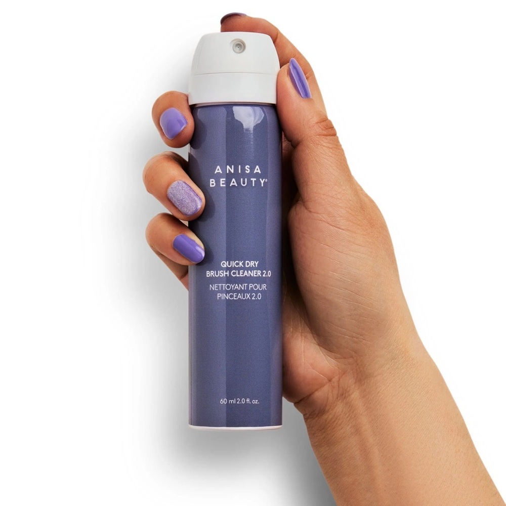 Purple Makeup Brush Cleaner Essential Tool